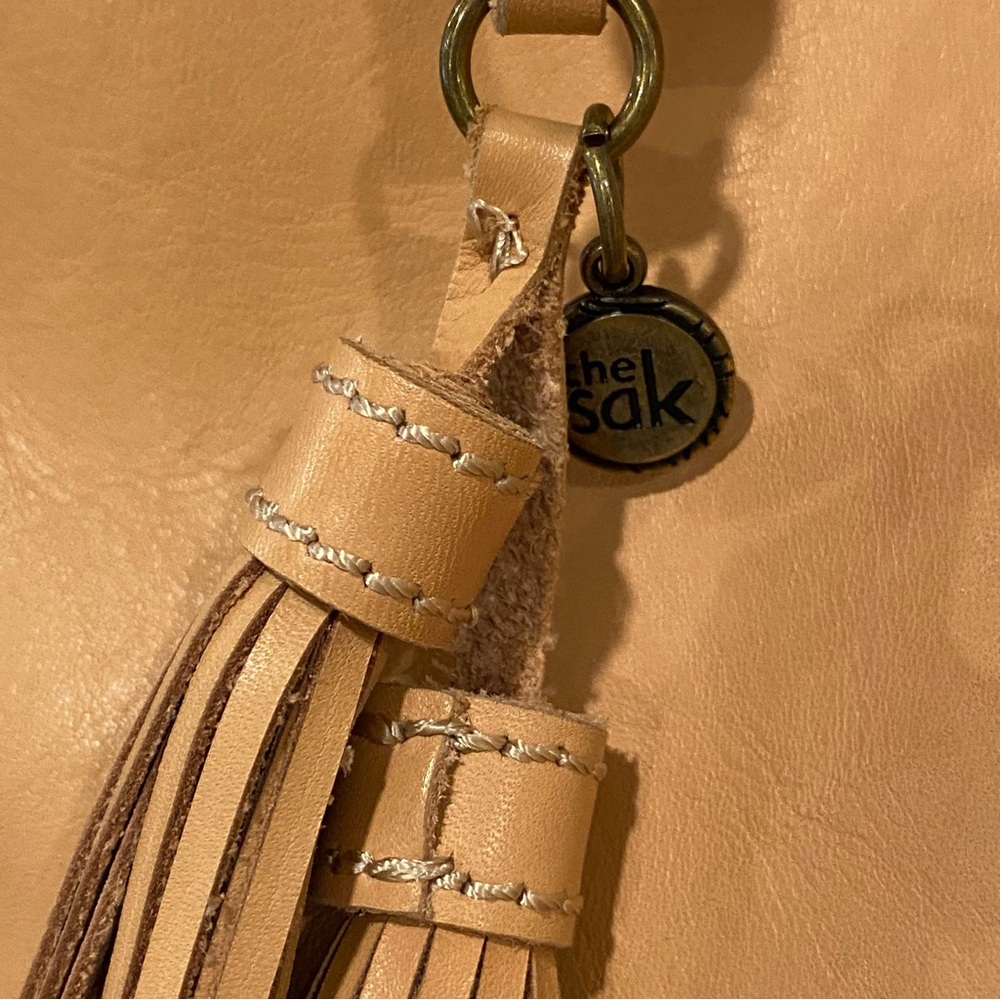 The Sak Tan Leather Hobo Shoulder Bag - Excellent Condition - Picture 14 of 14